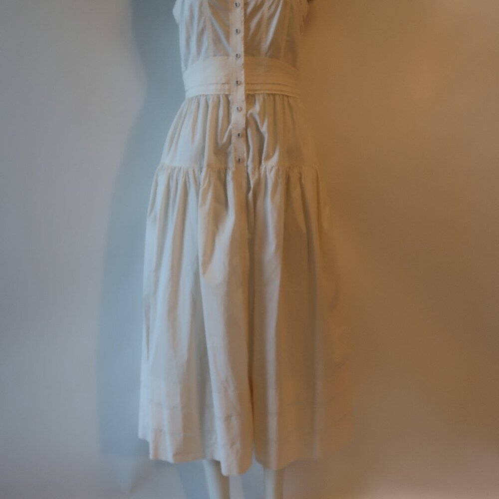 Ulla Johnson Cream Button-Front Maxi Dress - Picture 8 of 14